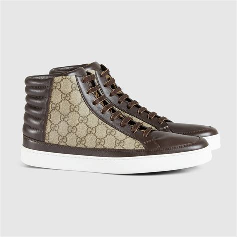 gucci supreme gg sneaker|Gucci supreme high top sneakers.